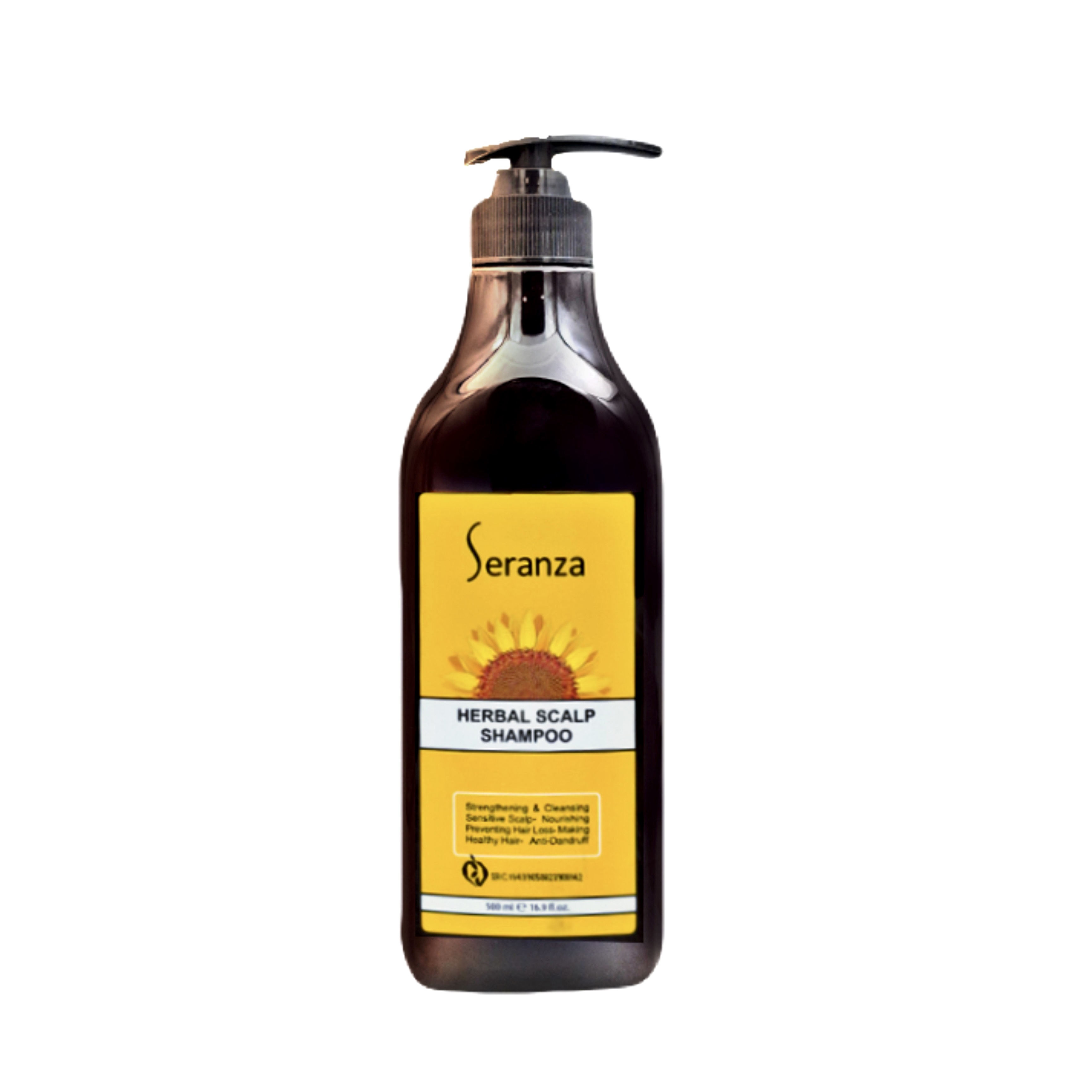 شامپو تقویت‌کننده سرانزا مدل Herbal Scalp ۵۰۰ml – تقویت و مراقبت از پوست سر و مو